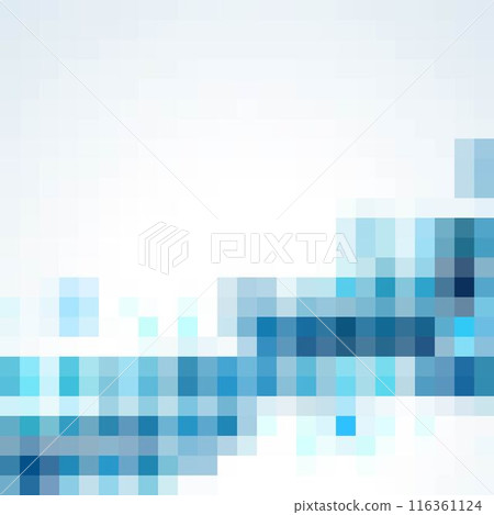 Wallpaper of blue and white squares, rhombuses. Abstract painting. Vector illustration. eps 10 Wallpaper of blue and white squares, rhombuses. Abstract painting. Vector illustration. eps 10 116361124