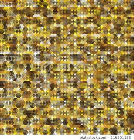 Background of geometric shapes. gold mosaic pattern. Retro triangle background. eps 10 116361128