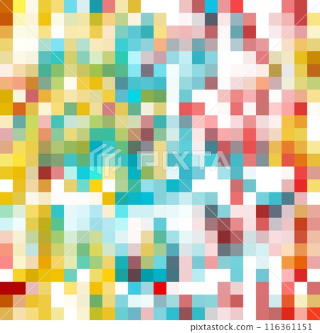 Digital Pixel Background. Abstract vector background. Colorful geometric background. Vector illustration. Eps10. 116361151