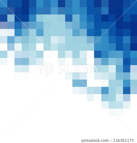 square mosaic vector background corner design. eps 10 116361175