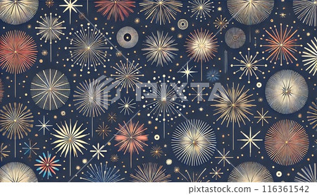 煙火圖案 116361542