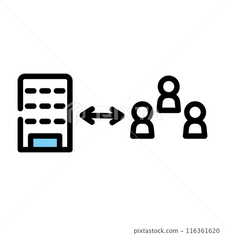 Company employment icon 116361620