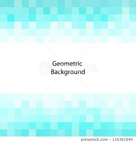 White blue mosaic background. Geometric square grid pattern for your amazing design. eps 10 116361840