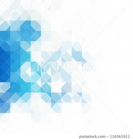 White blue mosaic background. Geometric square grid pattern for your amazing design. eps 10 116361911