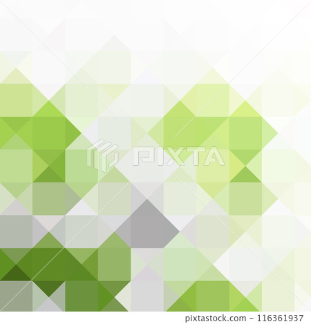 White background with green rhombus pattern. Vector illustration. eps 10 116361937