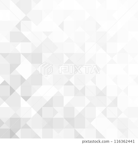 Abstract gray white background with mesh of rhombus or squares. Mosaic. Geometric template. eps 10 116362441