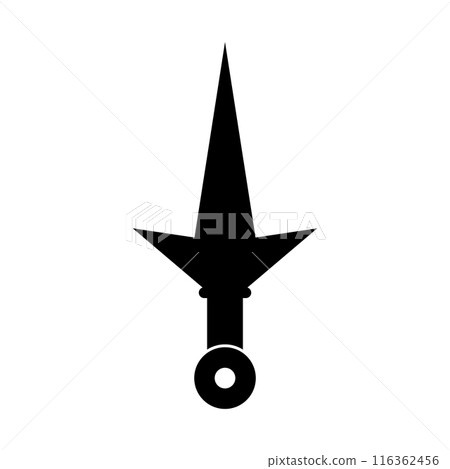 kunai icon symbol 116362456