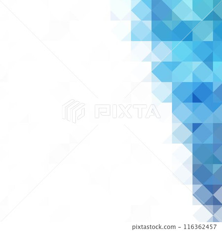 Vector background. Illustration of an abstract texture with squares. Pattern design for banner, poster, flyer, postcard, cover, brochure. 116362457