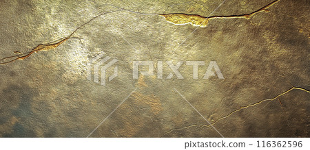 Gold Textured Surface as a Background for Your Design Project 116362596