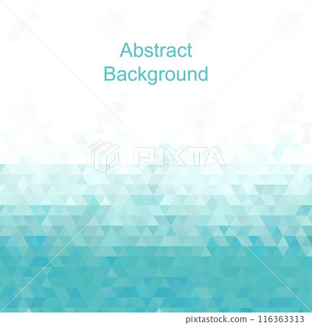 abstract vector blue triangles background. eps 10 116363313