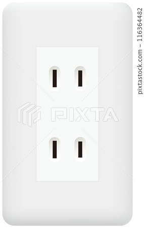 日本電源插座插畫素材 116364482