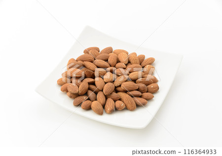 Almonds, raw, unsalted, roasted 116364933