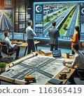 Road planning using the latest technology 116365419
