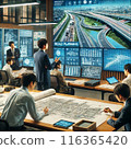 Road planning using the latest technology 116365420
