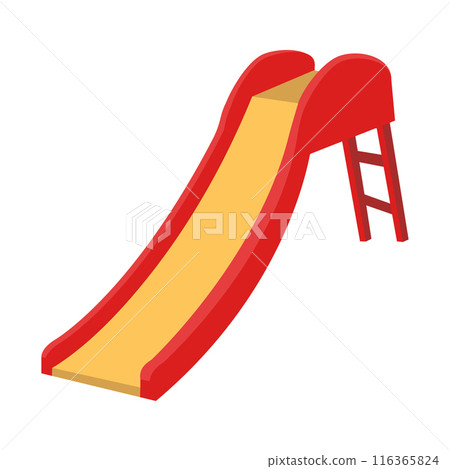 Slide playground for children vector Slide playground for children vector 116365824