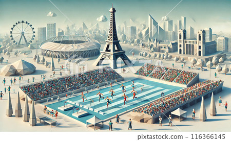 受奧運啟發的插圖 受奧運啟發的插圖 116366145