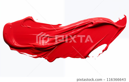 红色的油画颜料笔触素材 红色的油画颜料笔触素材 116366643