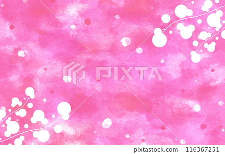 Background material watercolor leaves pink Background material watercolor leaves pink 116367251