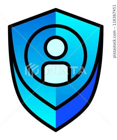 Security icon to protect personal information Security icon to protect personal information 116367451