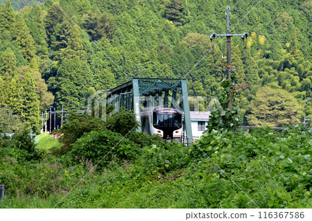 岐阜縣加茂郡白河町_飛驒川第二大橋2_2023年9月 116367586
