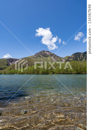 Kamikochi and Yakedake in early summer 116367646