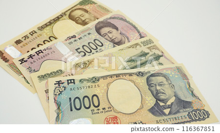 New banknotes and 2,000 yen notes (10,000 yen, 5,000 yen, 1,000 yen notes) New banknotes and 2,000 yen notes (10,000 yen, 5,000 yen, 1,000 yen notes) 116367851