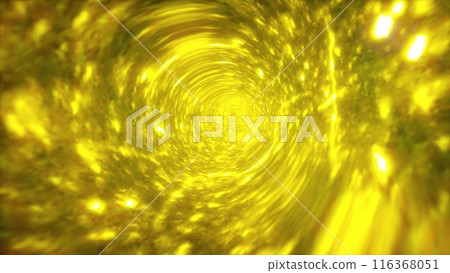 Neon yellow stream. Flying through the universe lightspeed tunnel. 3d illustration Neon yellow stream. Flying through the universe lightspeed tunnel. 3d illustration 116368051