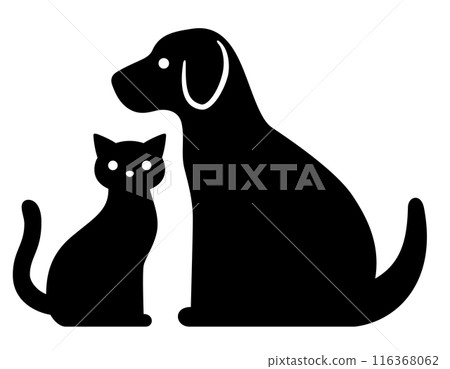 狗和貓的圖標 116368062