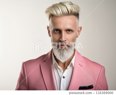 Studio Portrait of Handsome Senior Man Studio Portrait of Handsome Senior Man 116369000