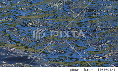 水面上錯綜複雜的圖案 水面上錯綜複雜的圖案 116369424