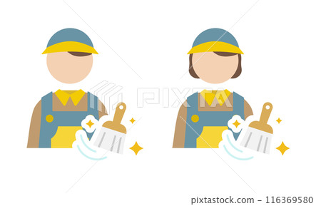 Cleaning staff Cleaning staff 116369580