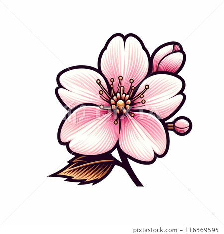 Elegant Sakura Flower 116369595