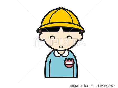 Smiling kindergarten boy 116369808