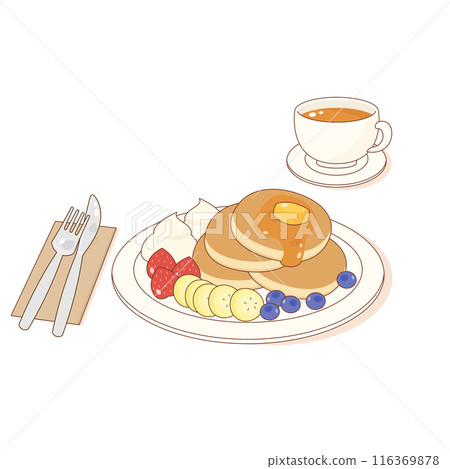 pancake breakfast set 2 116369878