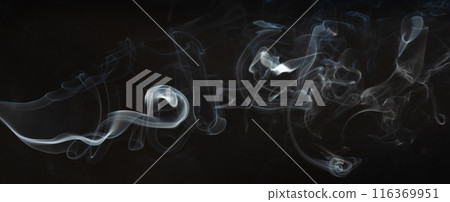 Curly form shape smoke 116369951