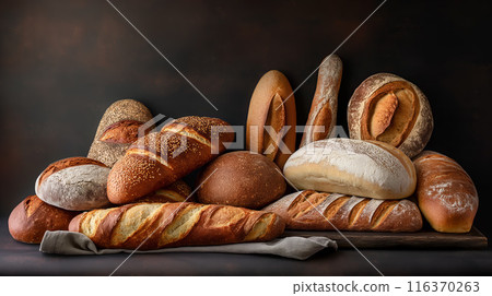 Assorted Artisan Breads 116370263