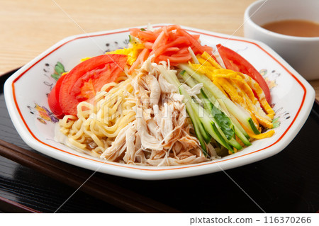 Cold Chinese noodles with sesame sauce Cold Chinese noodles with sesame sauce 116370266