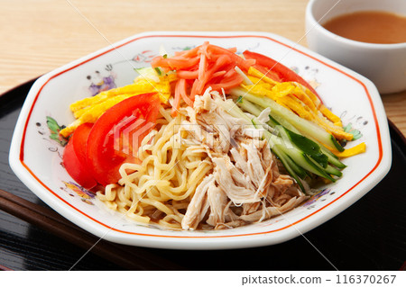 Cold Chinese noodles with sesame sauce Cold Chinese noodles with sesame sauce 116370267