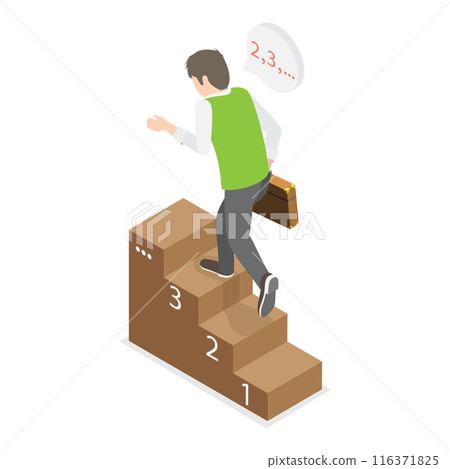 3D Isometric Flat Illustration of OCD. Item 5 3D Isometric Flat Illustration of OCD. Item 5 116371825