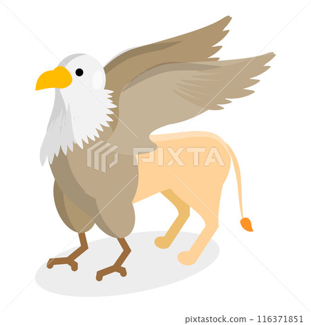 3D Isometric Flat  Set of Fairy Characters. Item 1 116371851