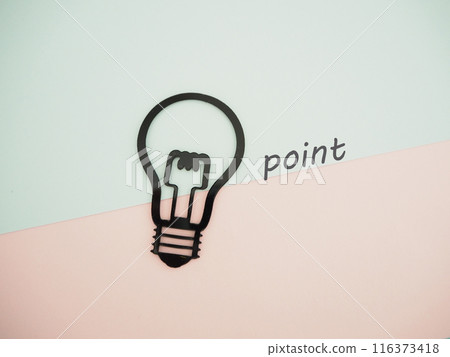 燈泡上的時尚字“點” 116373418