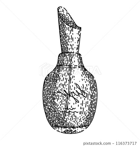 parfum perfum bottle female sketch hand drawn vector 116373717