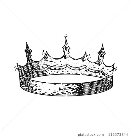 prince crown king sketch hand drawn vector prince crown king sketch hand drawn vector 116373844