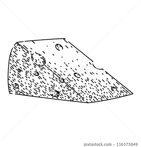food cheese sketch hand drawn vector food cheese sketch hand drawn vector 116373849