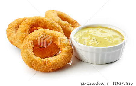 fried onion rings fried onion rings 116373880