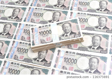 Image of the new Japanese banknote (new 10,000 yen note) 116373891
