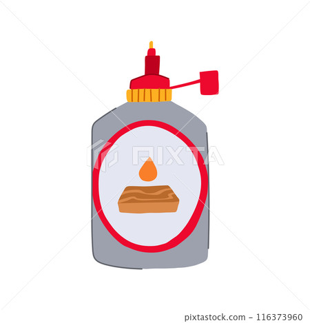 en wood glue cartoon vector illustration en wood glue cartoon vector illustration 116373960