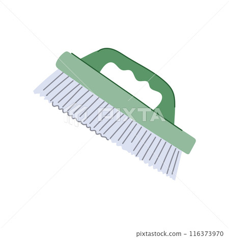 tool wire brush cartoon vector illustration 116373970