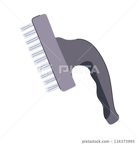 cup wire brush cartoon vector illustration 116373993