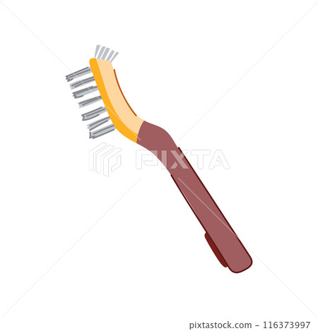 old wire brush cartoon vector illustration 116373997